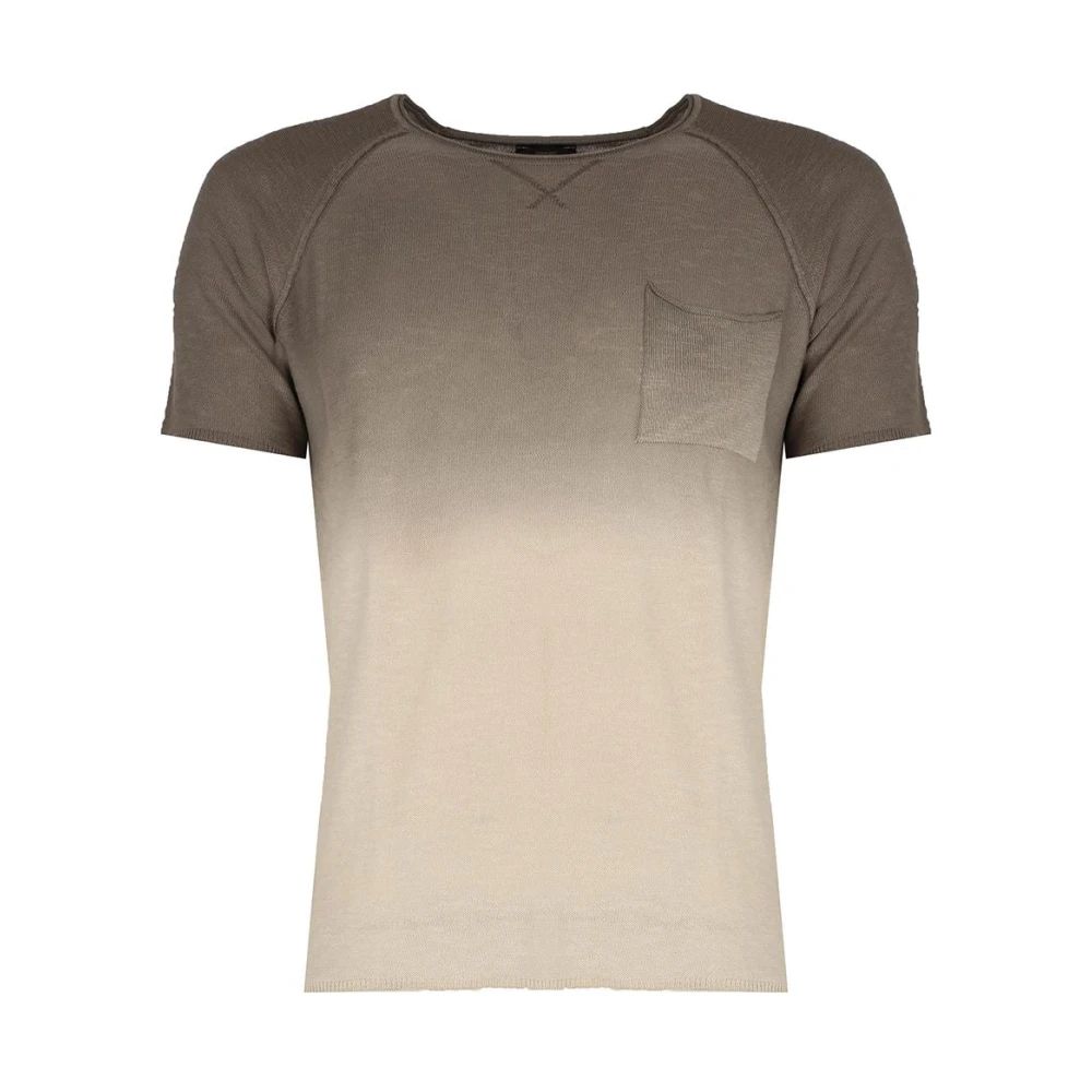 Xagon Man Klassiek Ronde Hals T-Shirt Beige Heren