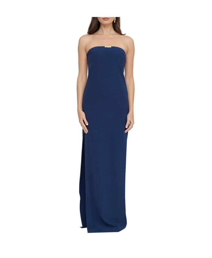 robe-elegante-bleue-avec-strass