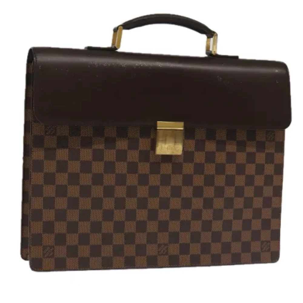Louis Vuitton Vintage Pre-owned Canvas briefcases Brown Dames