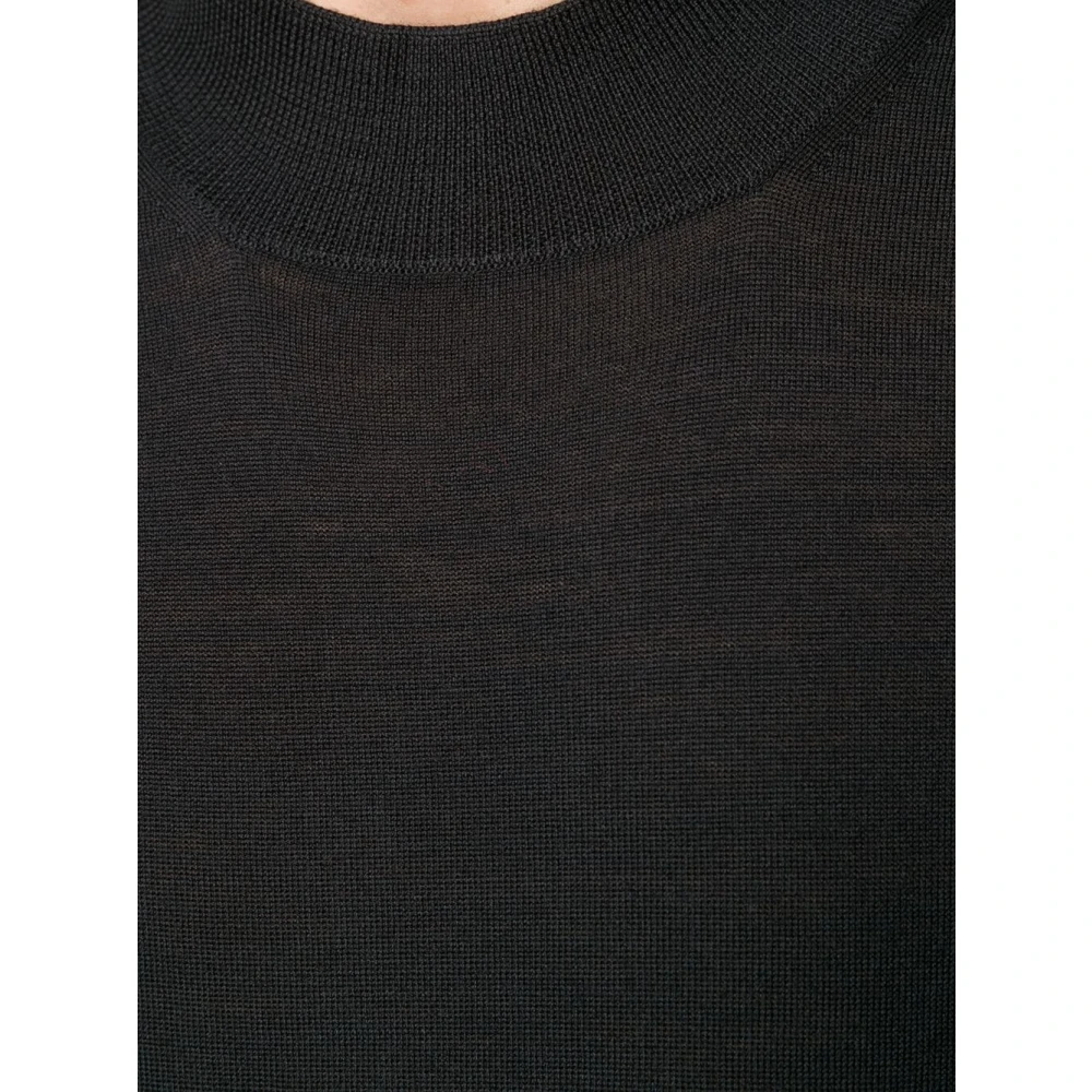 Barba Luxe Wollen Gebreide Kleding Black Heren