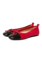 leren-ballerinas-mila-rood