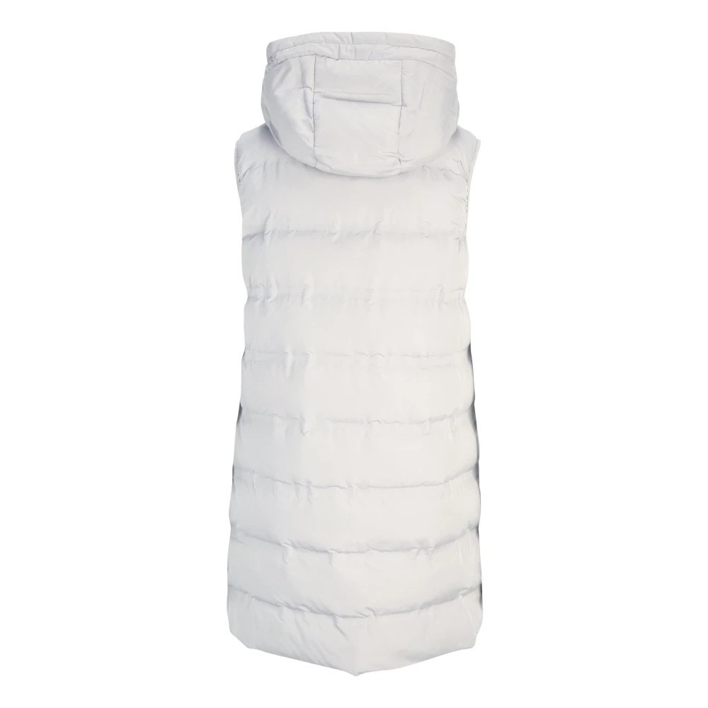 Betty Barclay Gewatteerd Vest met Capuchon White Dames