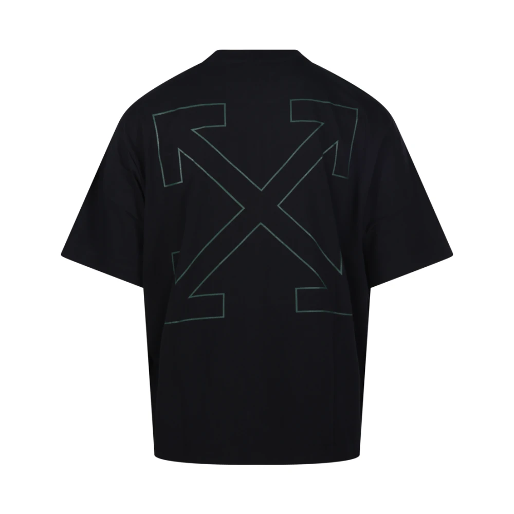 Off White Zwarte Arrow Skate T-Shirt Black Heren