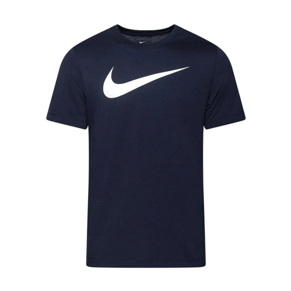 Nike Men's Blue T-Shirts, M, Print Short Sleeve T-Shirt