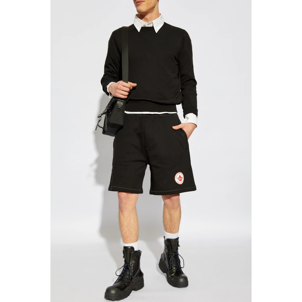 Dsquared2 Logo shorts Black Heren