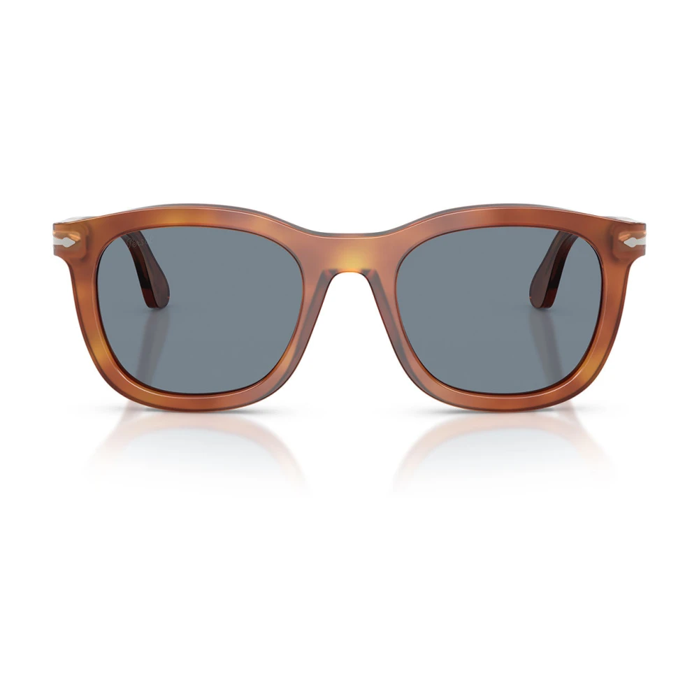 Persol , Terra Di Siena Sunglasses Light Blue lenses, PO3395S 96/56, Mojo Glasses - Image 4