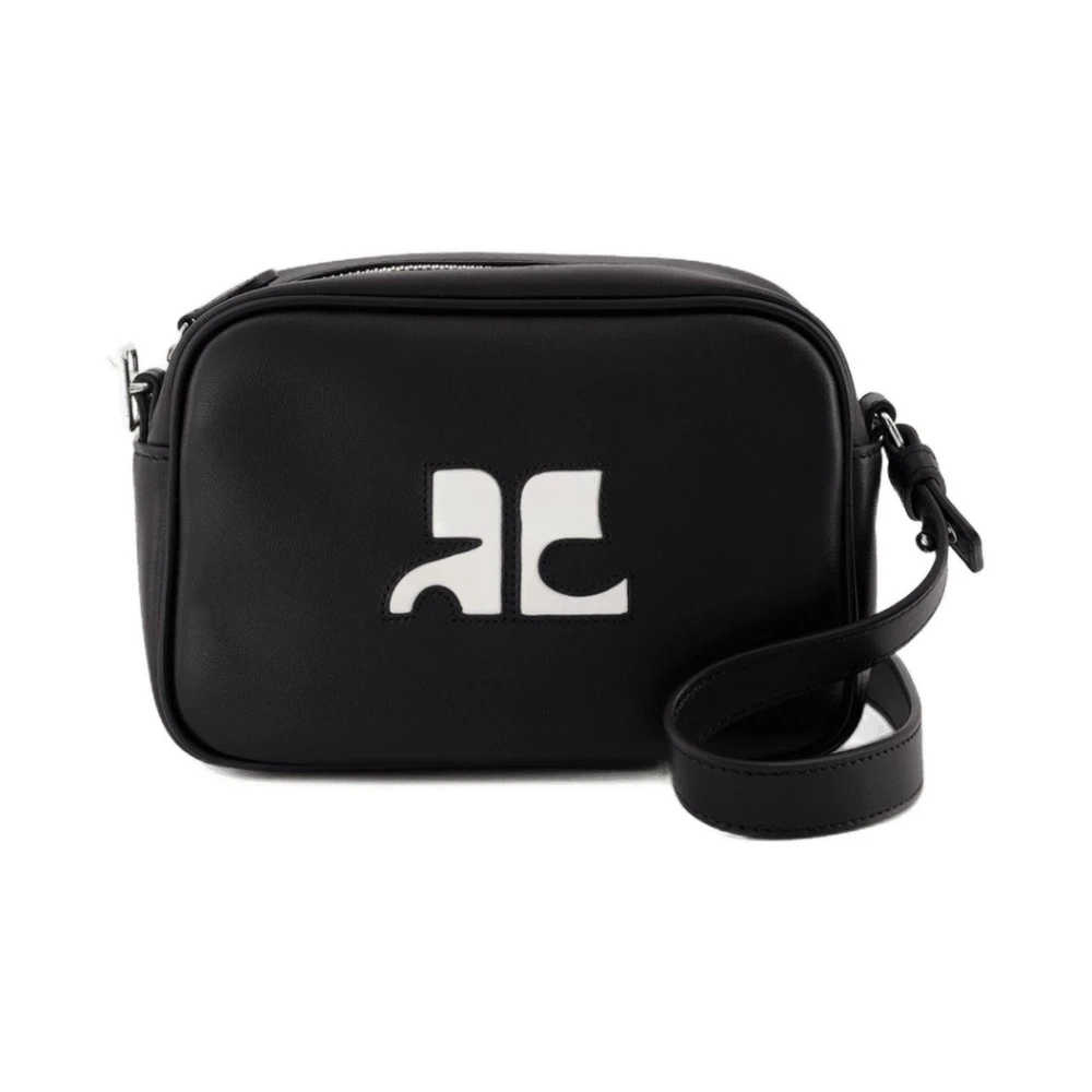 Courrèges Unisex Nero Camera Bag - Immagine 5
