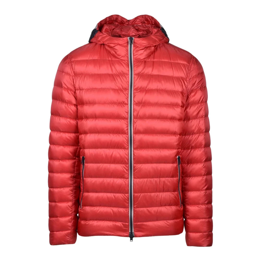 Herno Lichtgewicht Nylon Pufferjas Red Heren