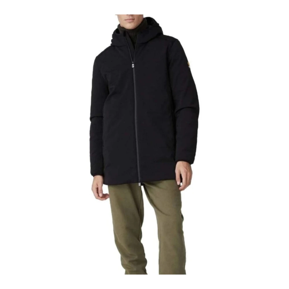 Ciesse Piumini Gewatteerde Softshell Hoody Jas Black Heren