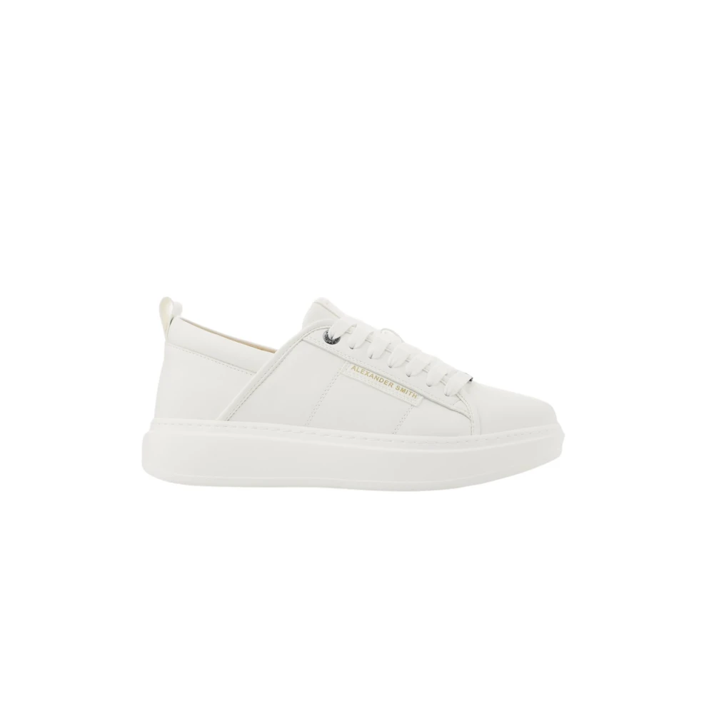 Alexander Smith Eco-Vriendelijke Vegan Sneakers Heren Schoenen Wit