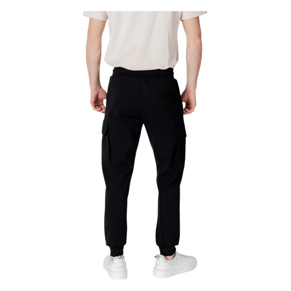 Antony Morato Zwarte Katoenen Vetersluiting Broek met Zakken Black Heren