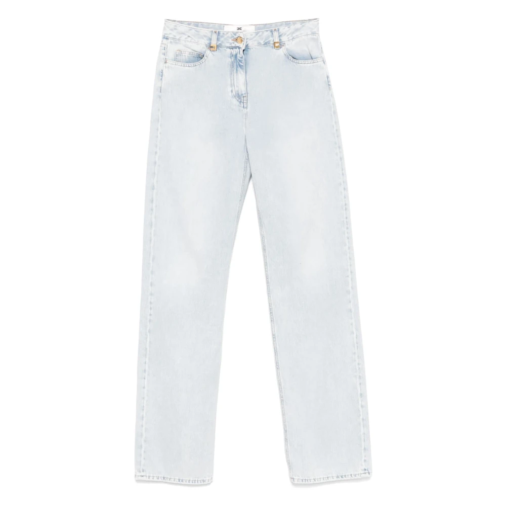 Elisabetta Franchi Lichtblauwe Jeans voor Vrouwen Blue Dames