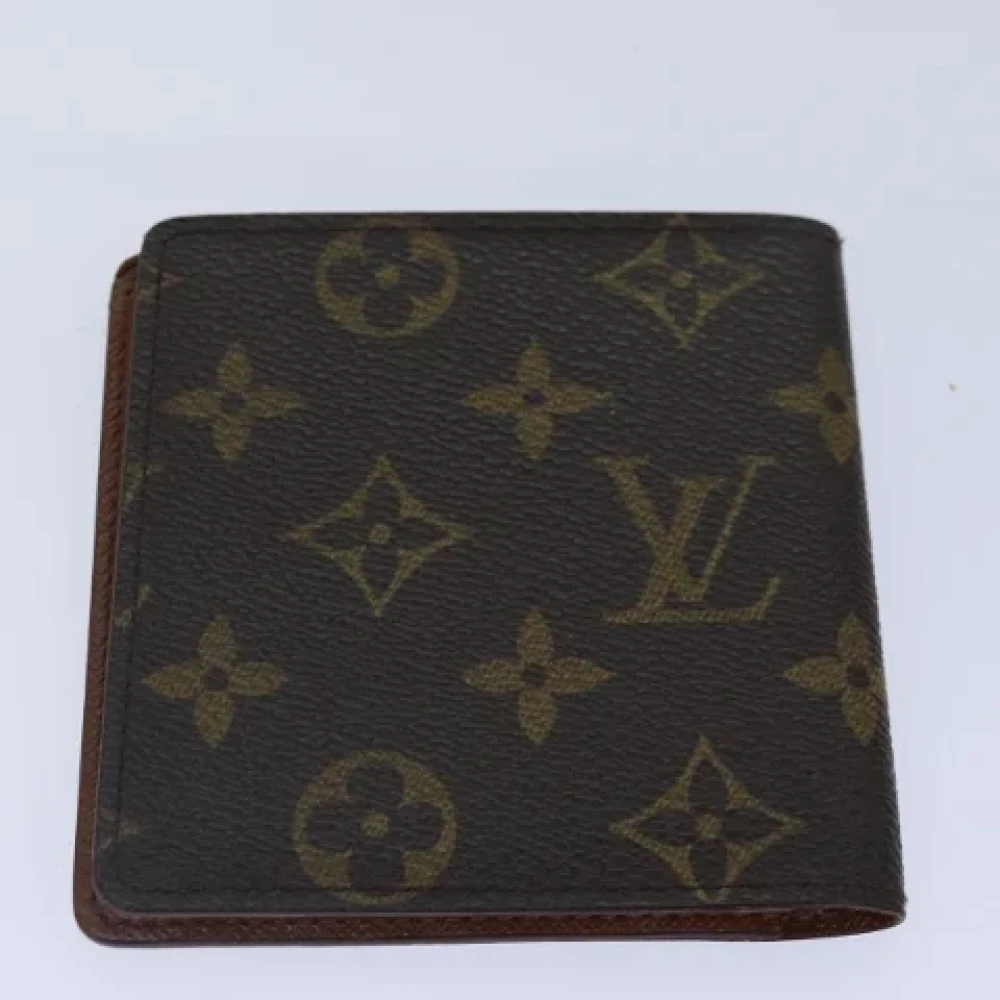 Louis Vuitton Vintage Pre-owned Canvas wallets Brown Dames