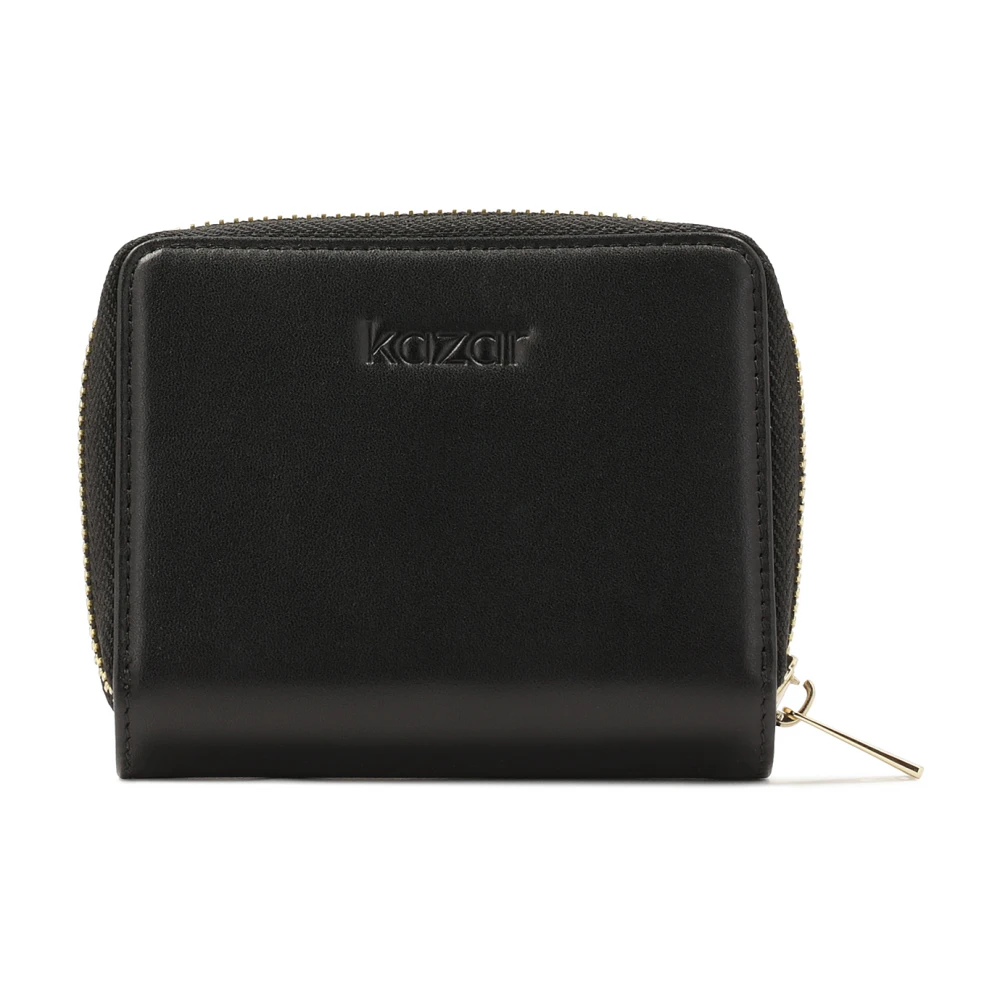 Kazar Zwarte portemonnee met twee compartimenten Black Dames