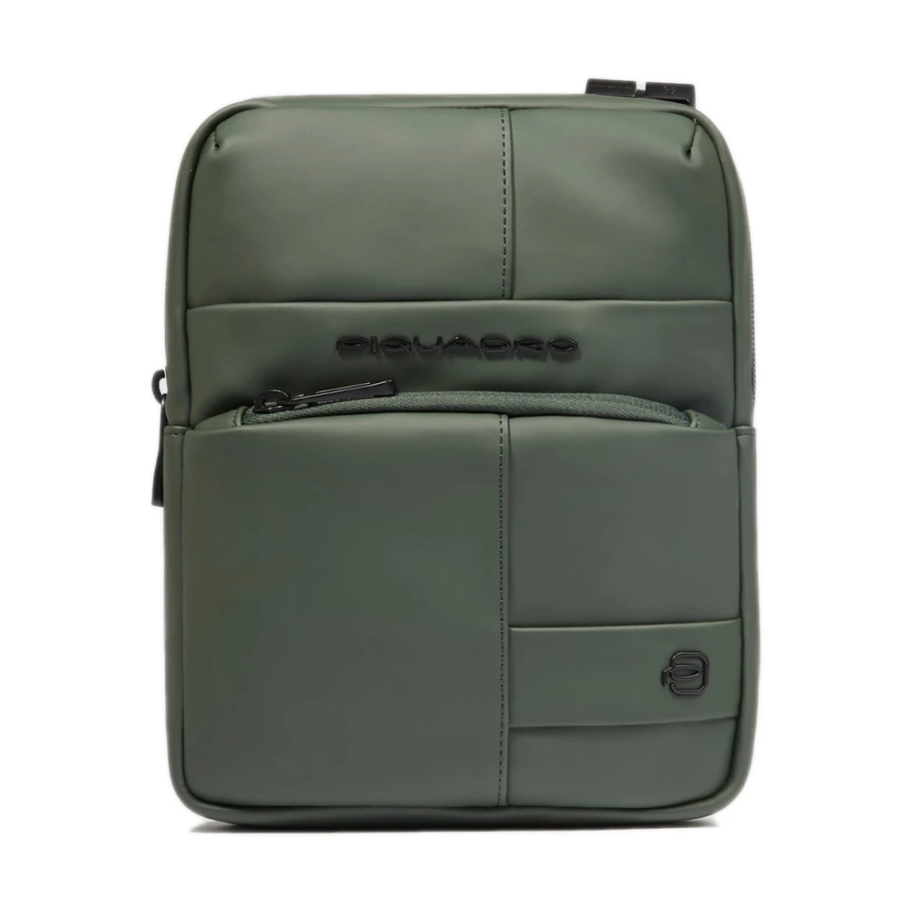 Piquadro Mannelijk Groente Wollem W129 Crossbody Tas