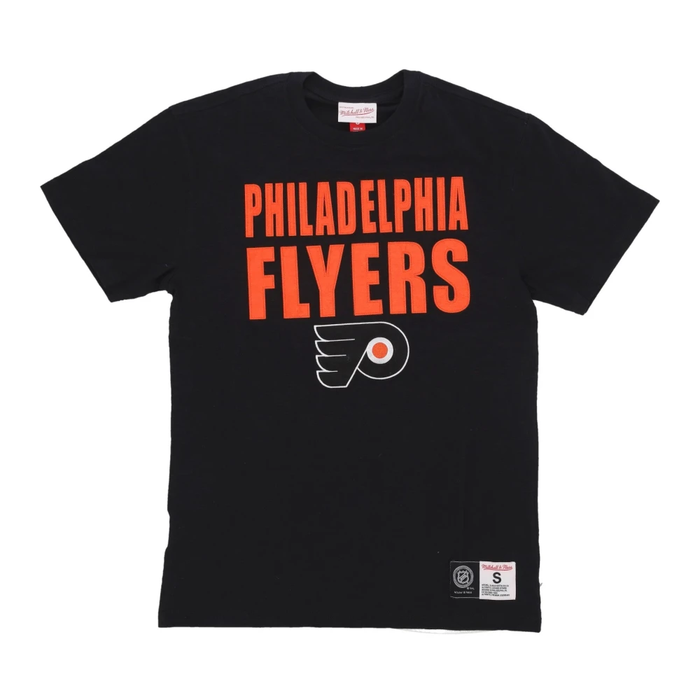 Mitchell & Ness Black T-Shirts, Male, M, Nhl Legendary Slub Tee Hockey Team Celebration