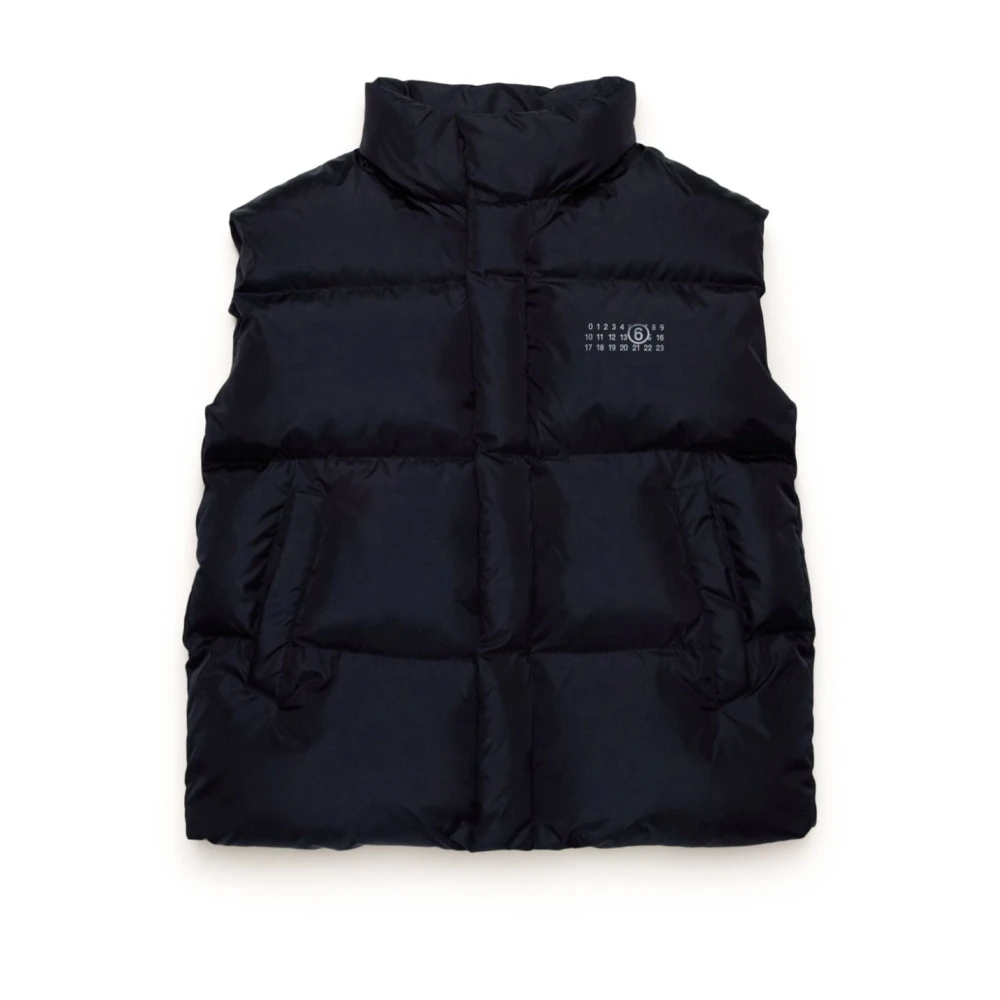 MM6 Maison Margiela Svart Parkas för Pojkar Black, Pojke