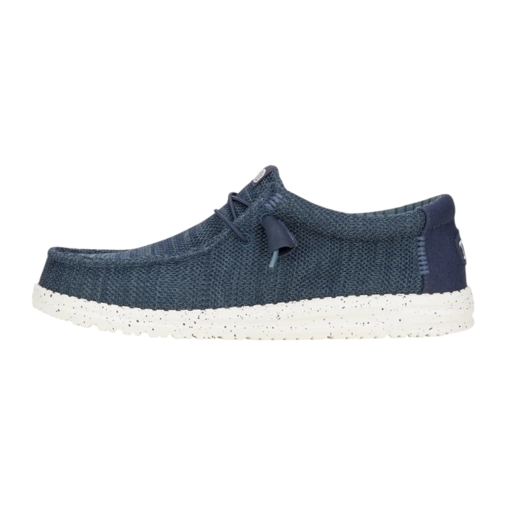Hey Dude Men's Blue Laced Shoes, 6 Uk, Eco-Leather Loafers