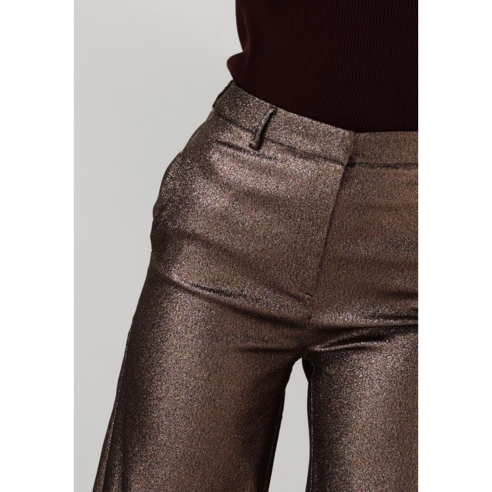 Est'Seven Bronzen Luxe Broek voor Vrouwen Brown Dames