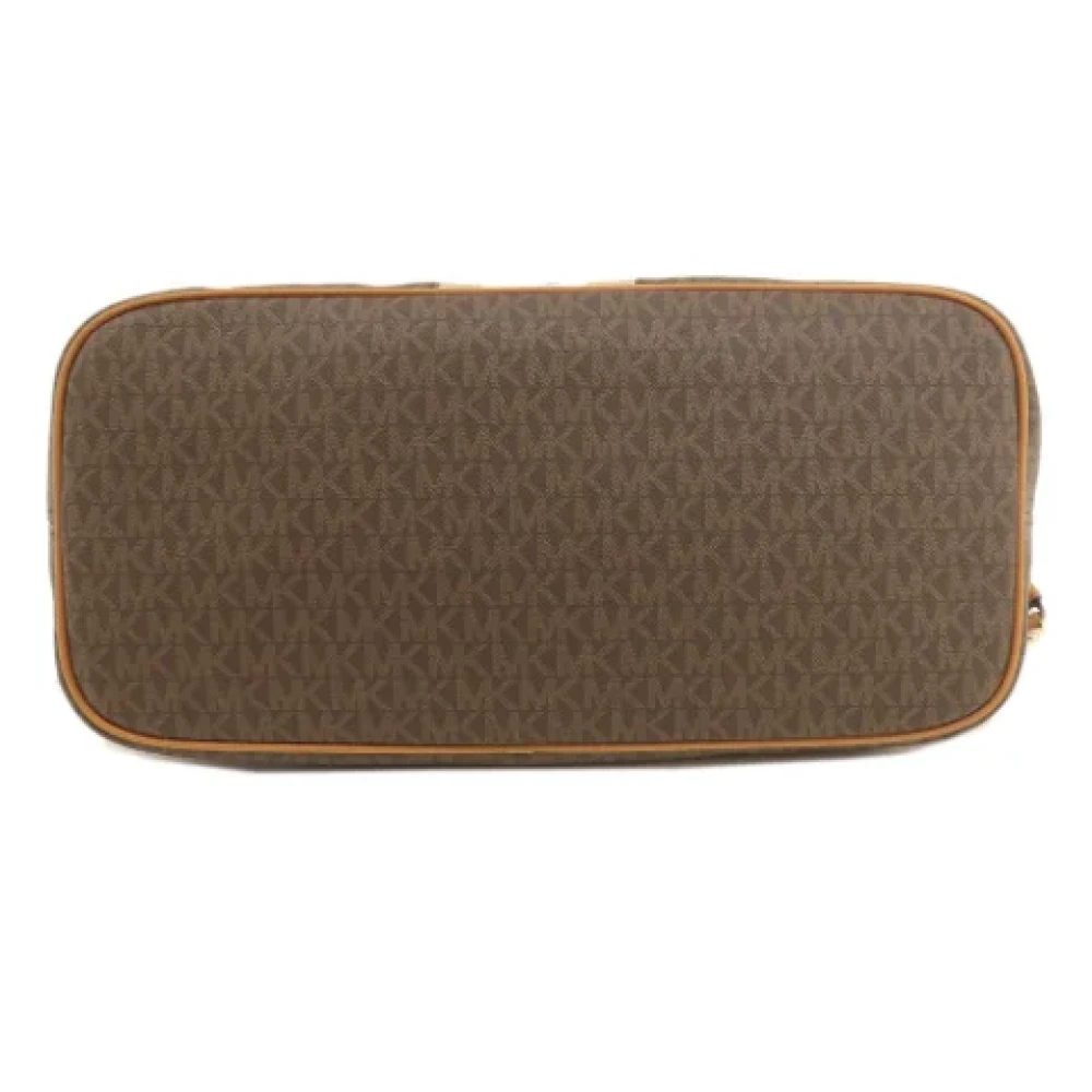 Michael Kors Pre-owned Canvas shoulder-bags Brown Dames