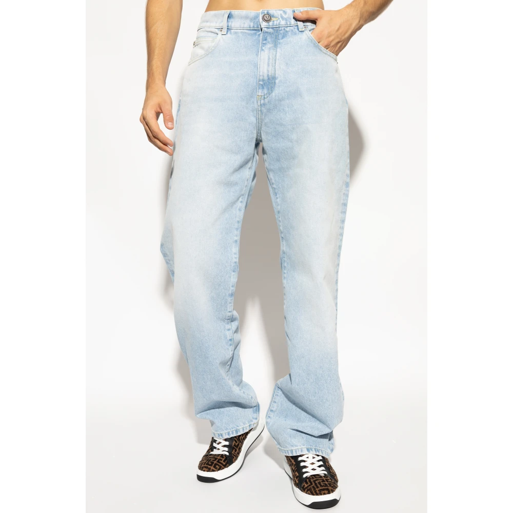 Balmain Straight-leg jeans Blue Heren