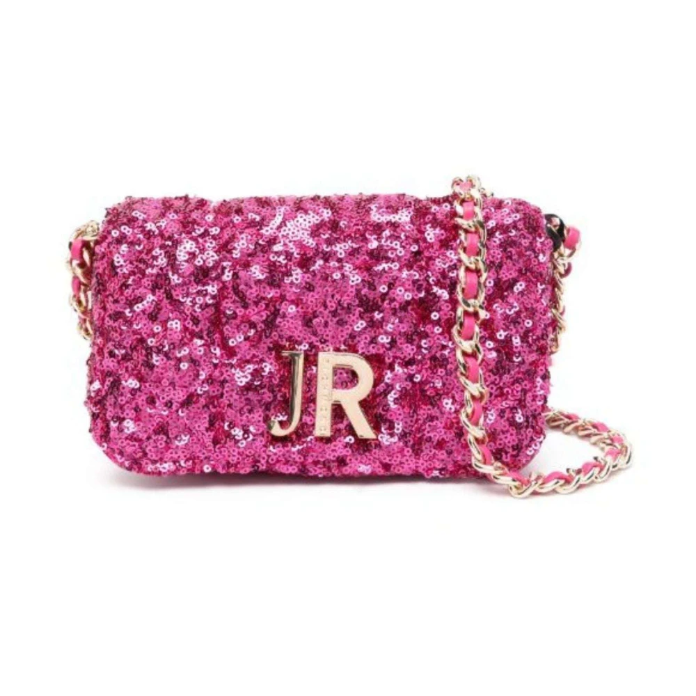 John Richmond Schoudertas met JR Logo Pink Dames