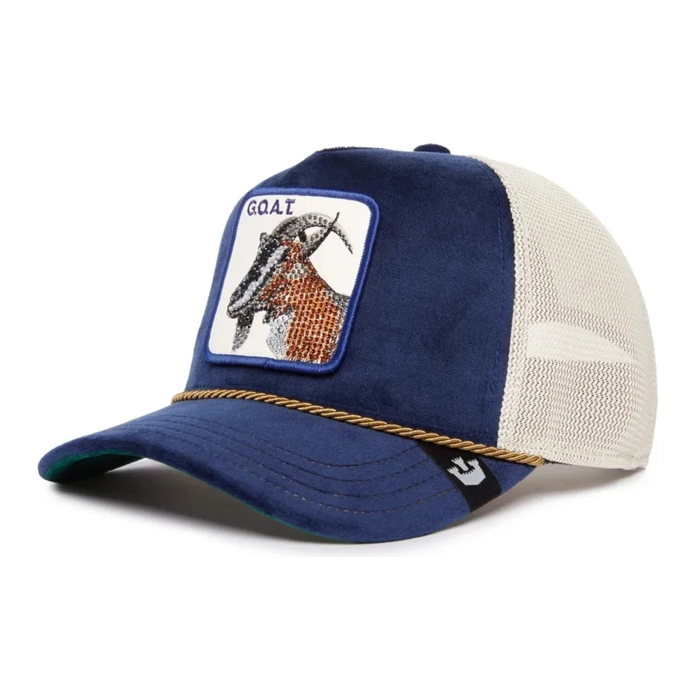 Goorin Bros Saffier Geit Velours Pet Blue Heren