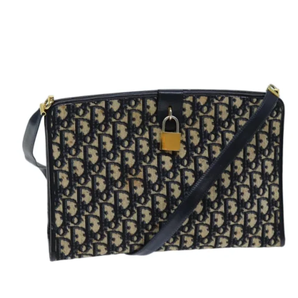 Dior Vintage Pre-owned Canvas dior-bags Blue Dames