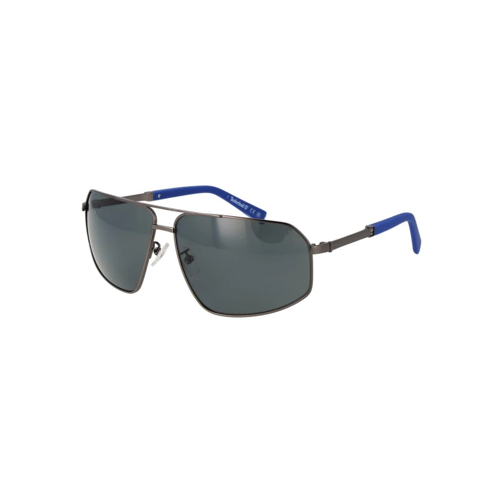 Timberland Men's Gray Sunglasses, One Size, Metal Frame Aviator Sunglasses