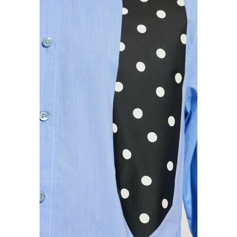 Moschino Shirt met print Blue Heren