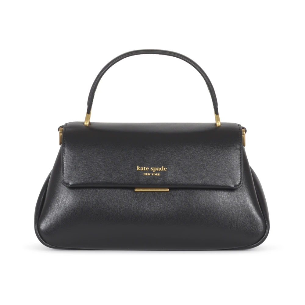 Kate Spade Zwarte Leren Kleine Top Handvat Tas Black Dames