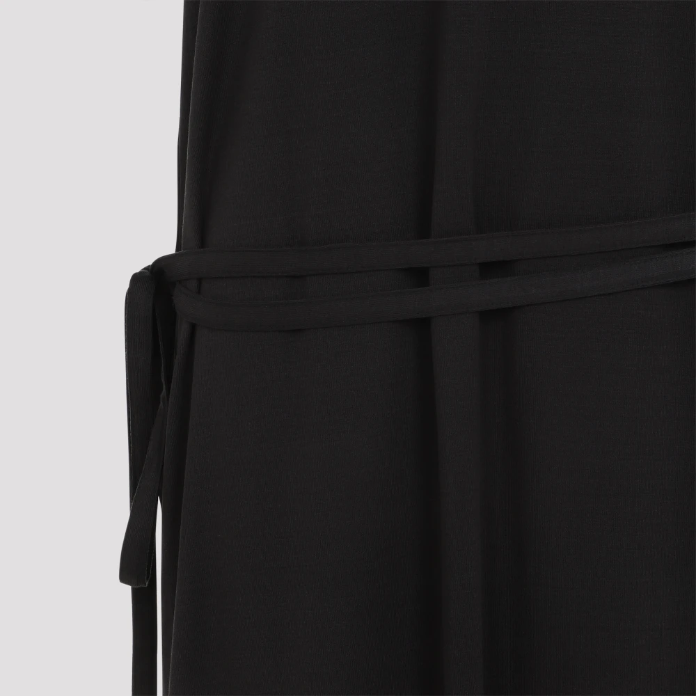 Lemaire Blauwe Katoenen Jurk Black Dames