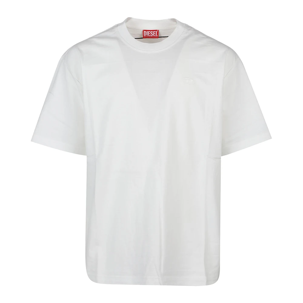 Diesel Witte T-Boggy Megoval-D T-Shirt White Heren