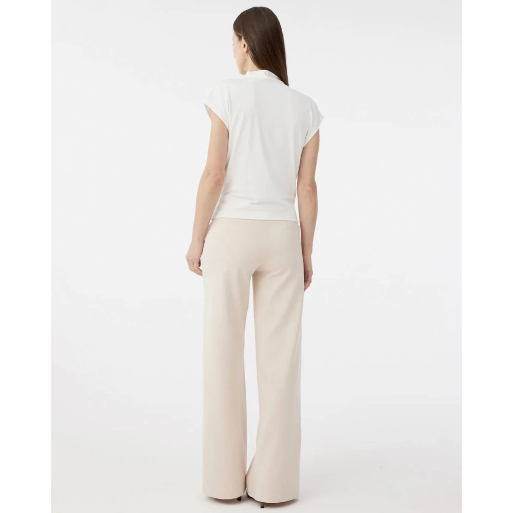 Knit-ted Mouwloze Jet Top White Dames