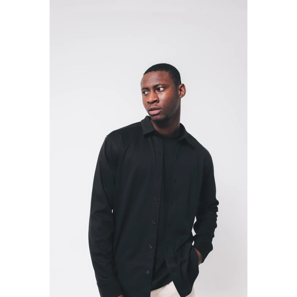 Aeden Zwarte Marley Shirt Black Heren