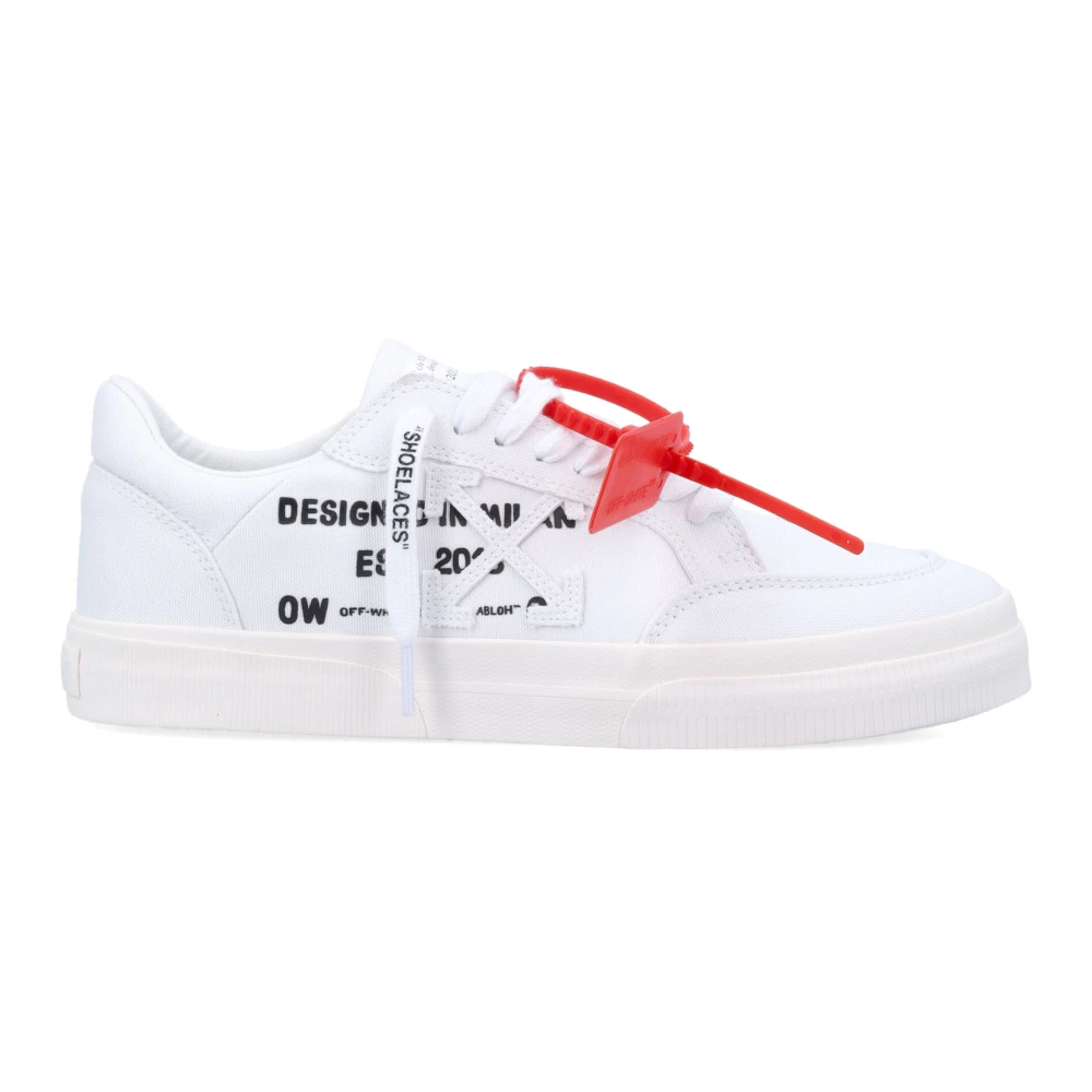 Off White Vulkaniserad Animations Sneakers White, Herr