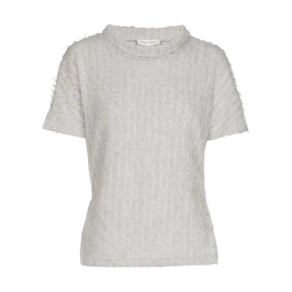 Marie Méro Klassieke Geknoopte Jas Beige Dames