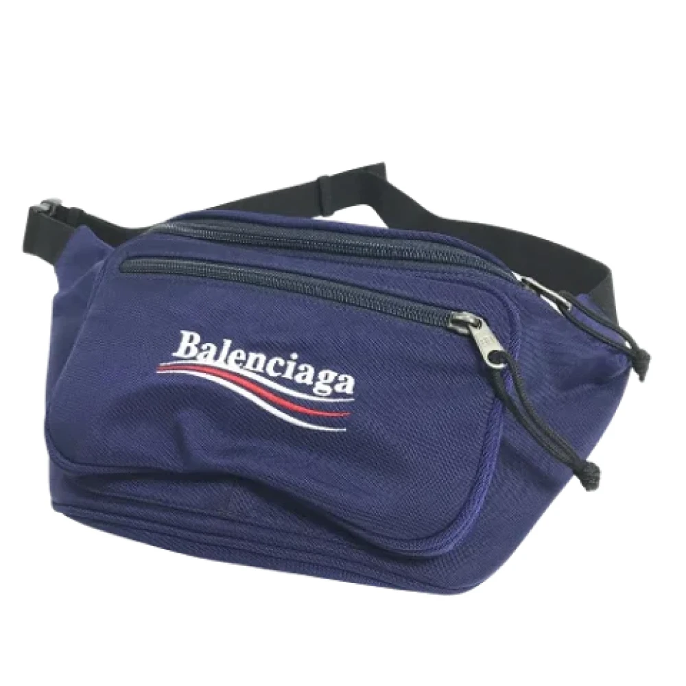 Balenciaga Vintage Pre-owned Fabric balenciaga-bags Blue Dames