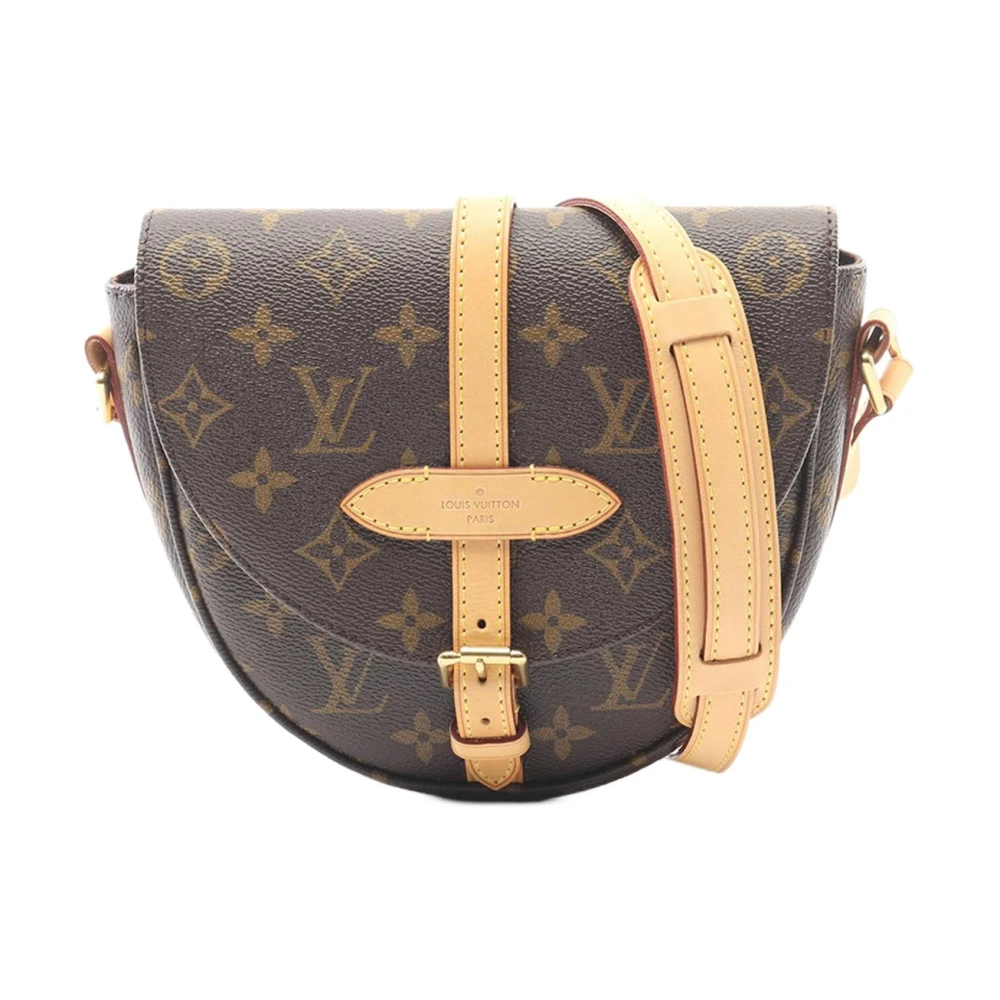 Louis Vuitton Vintage Women's Brown Pre-Owned Vintage Monogram Canvas Crossbody Bag