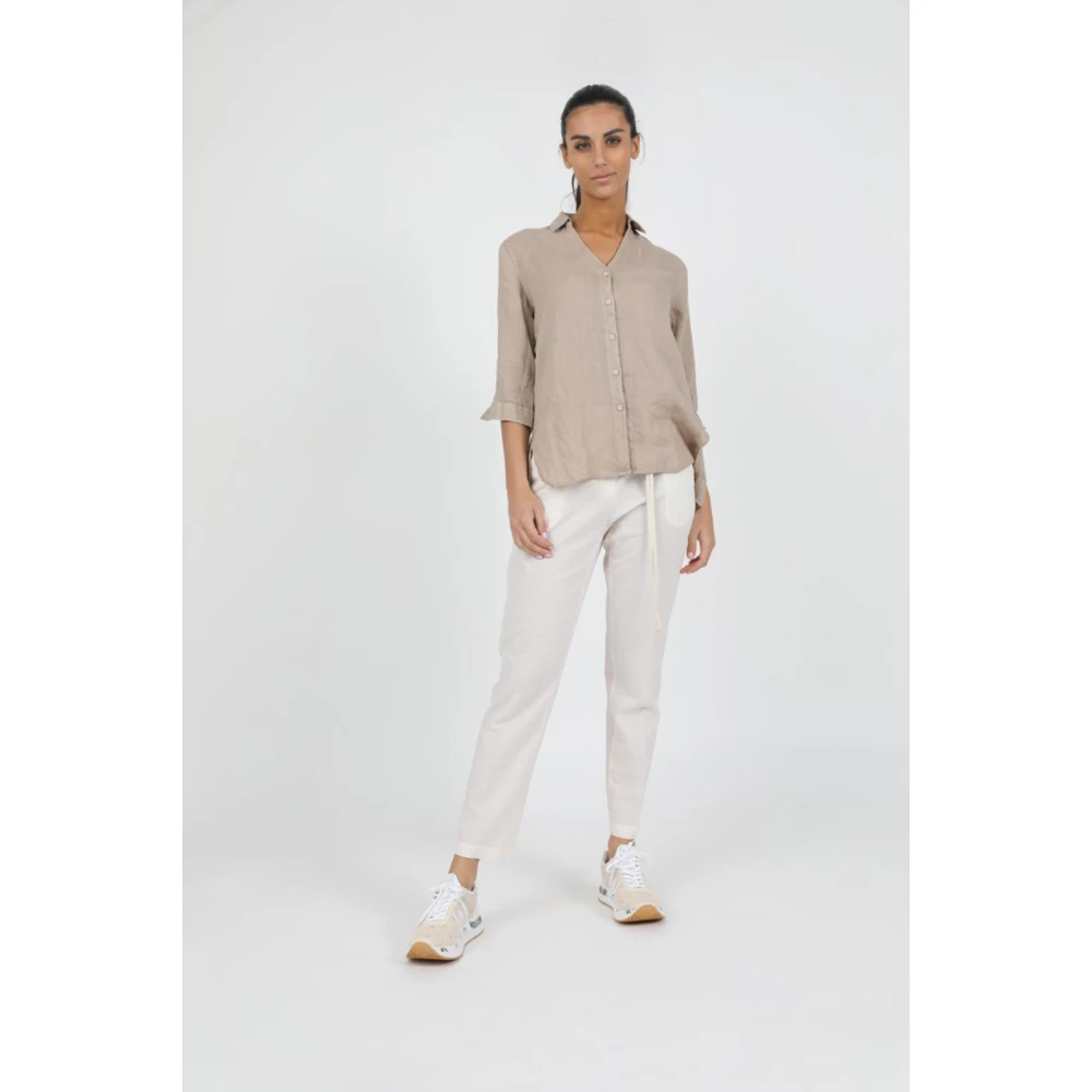 White Sand Stijlvolle Broek White Dames