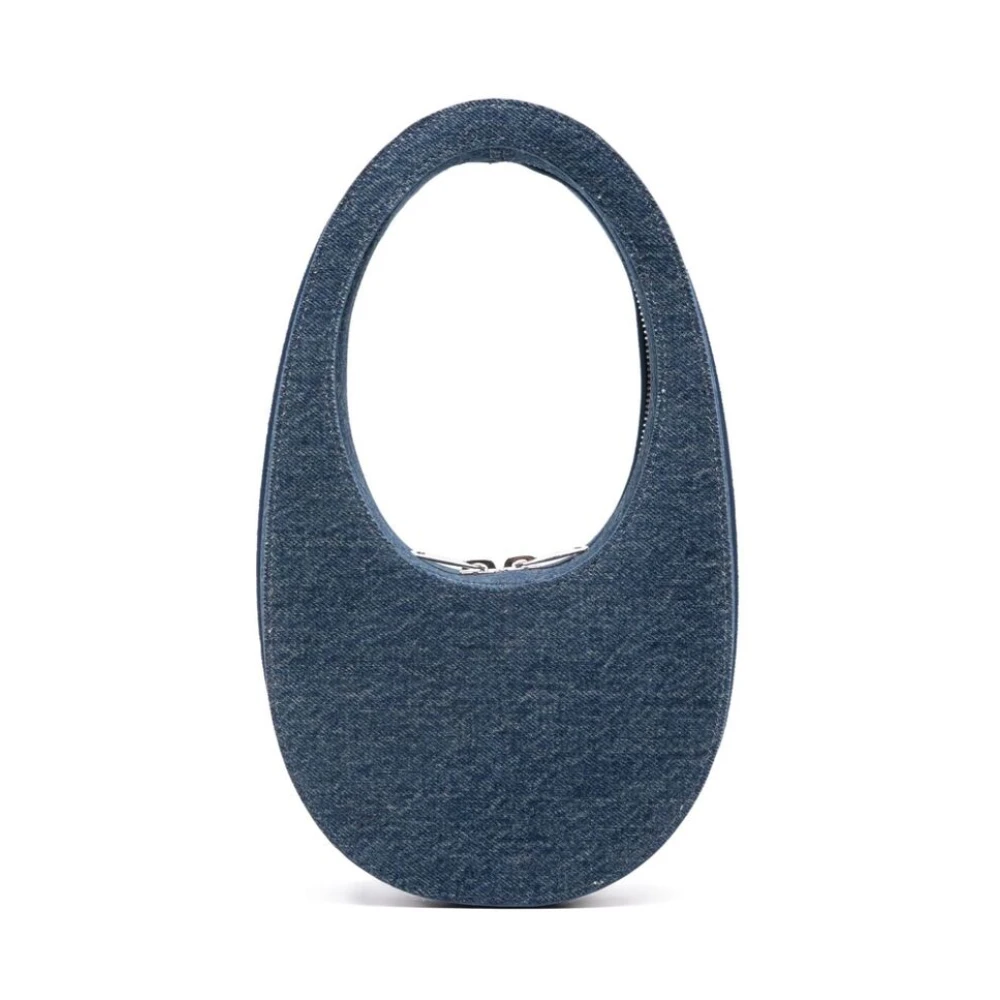 Coperni Blauwe Denim Mini Tas met Top Handvat Blue Dames