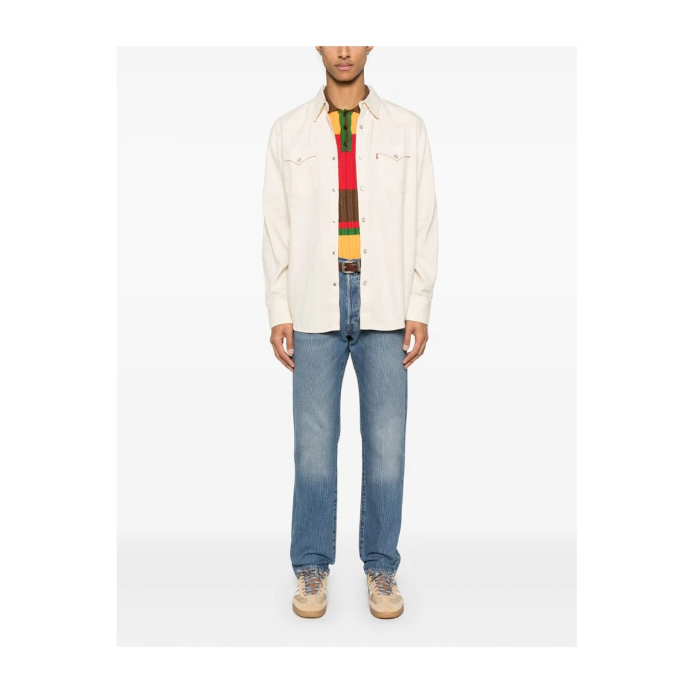 Levi's Shirts Beige Heren