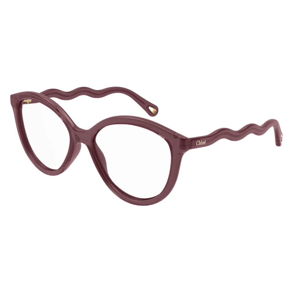 Chloé Unisex Red Glasses, 54 Mm, Cat-Eye Optical Frame