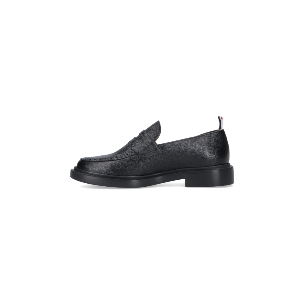 Thom Browne Zwarte platte schoenen voor vrouwen Black Heren