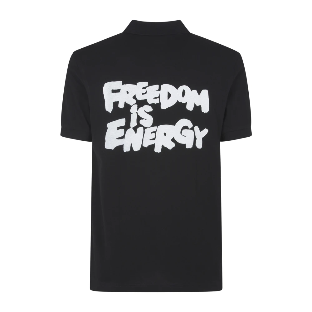 Comme des Garçons Zwart Gebreid Heren T-shirt en Polo Black Heren