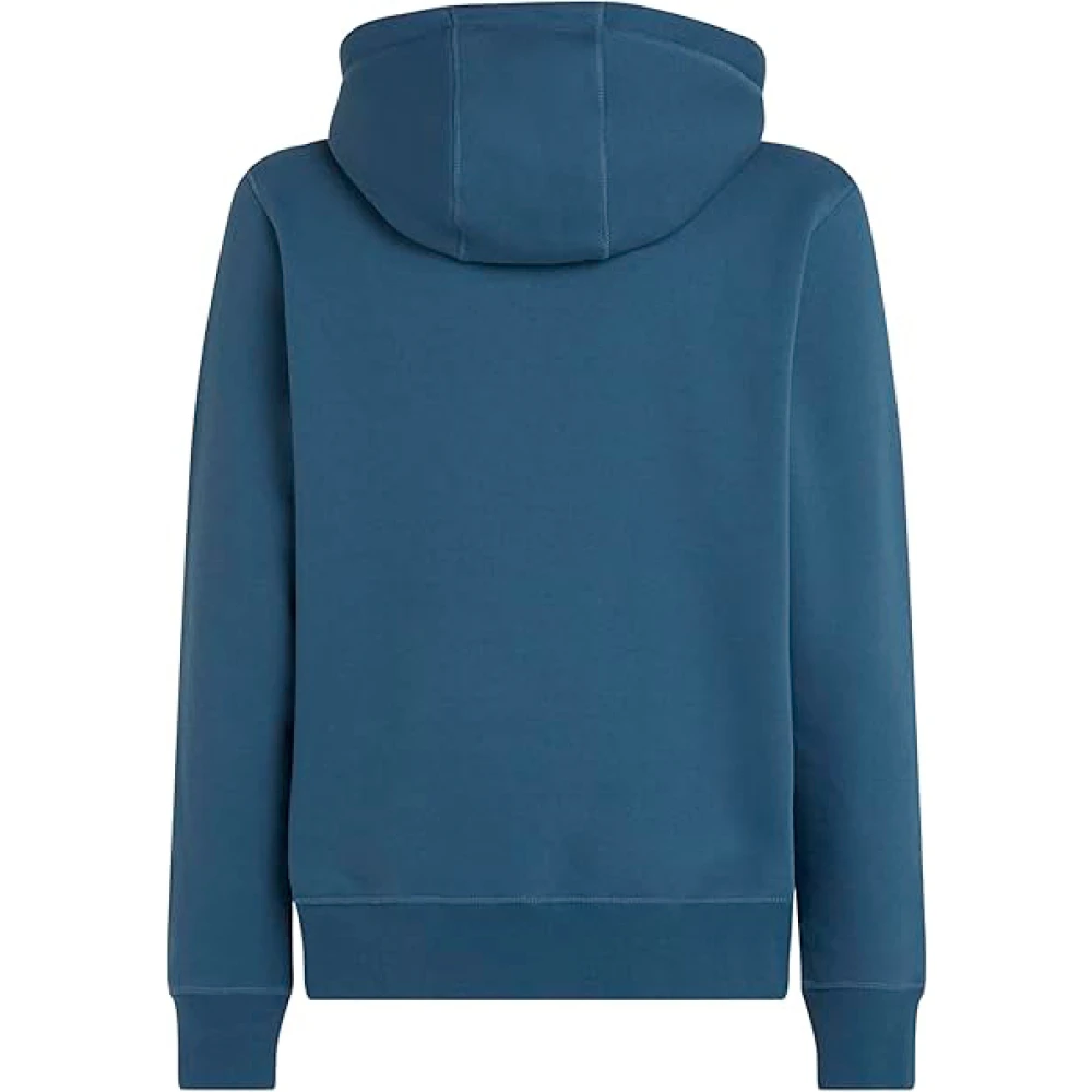 Tommy Hilfiger Blauwe Trui Katoen Polyester Mix Regular Fit Blue Heren