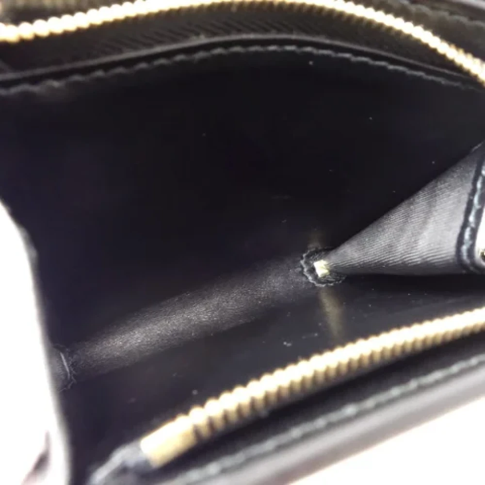 Gucci Vintage Pre-owned Leather wallets Black Dames
