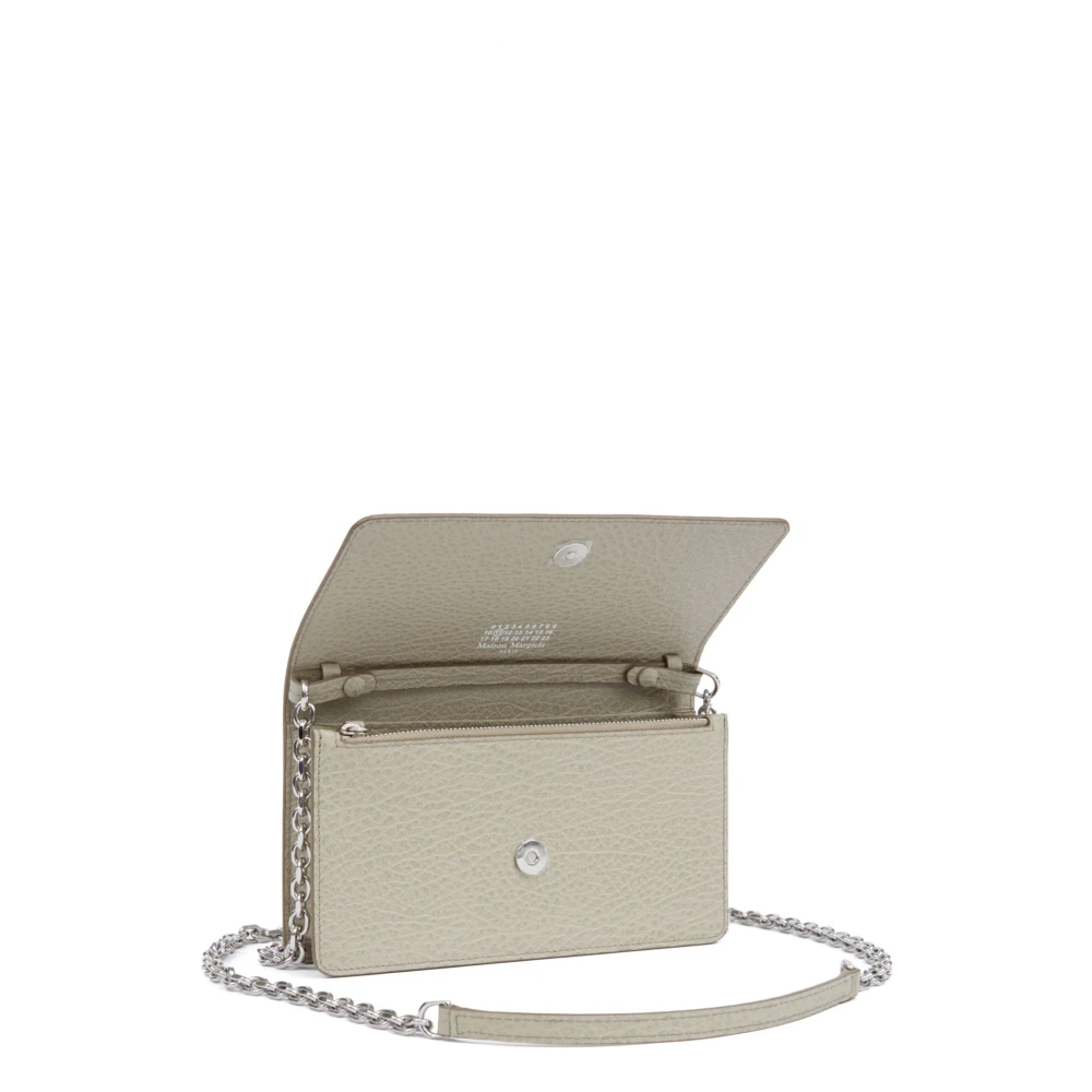 Maison Margiela Stijlvolle Kettingportemonnee Gray Dames