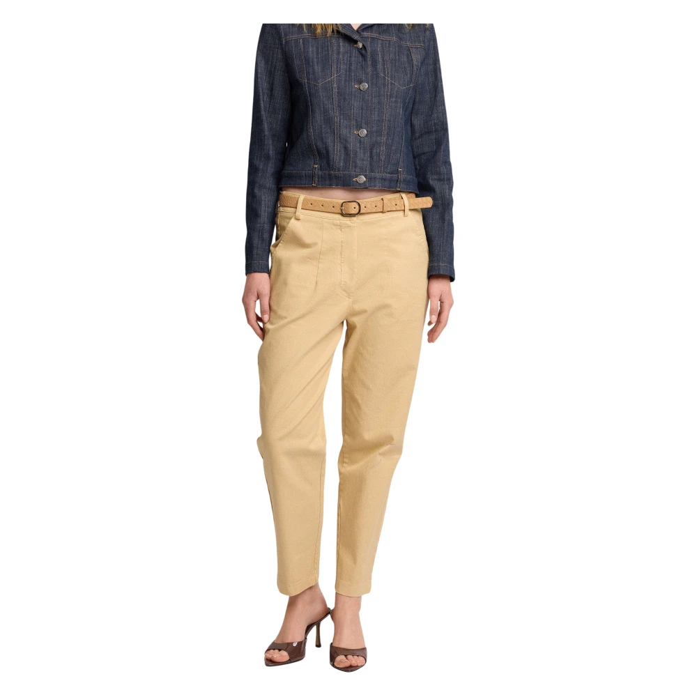 Kocca Beige Chinos, Female, 2XL, Cotton Chino Trousers