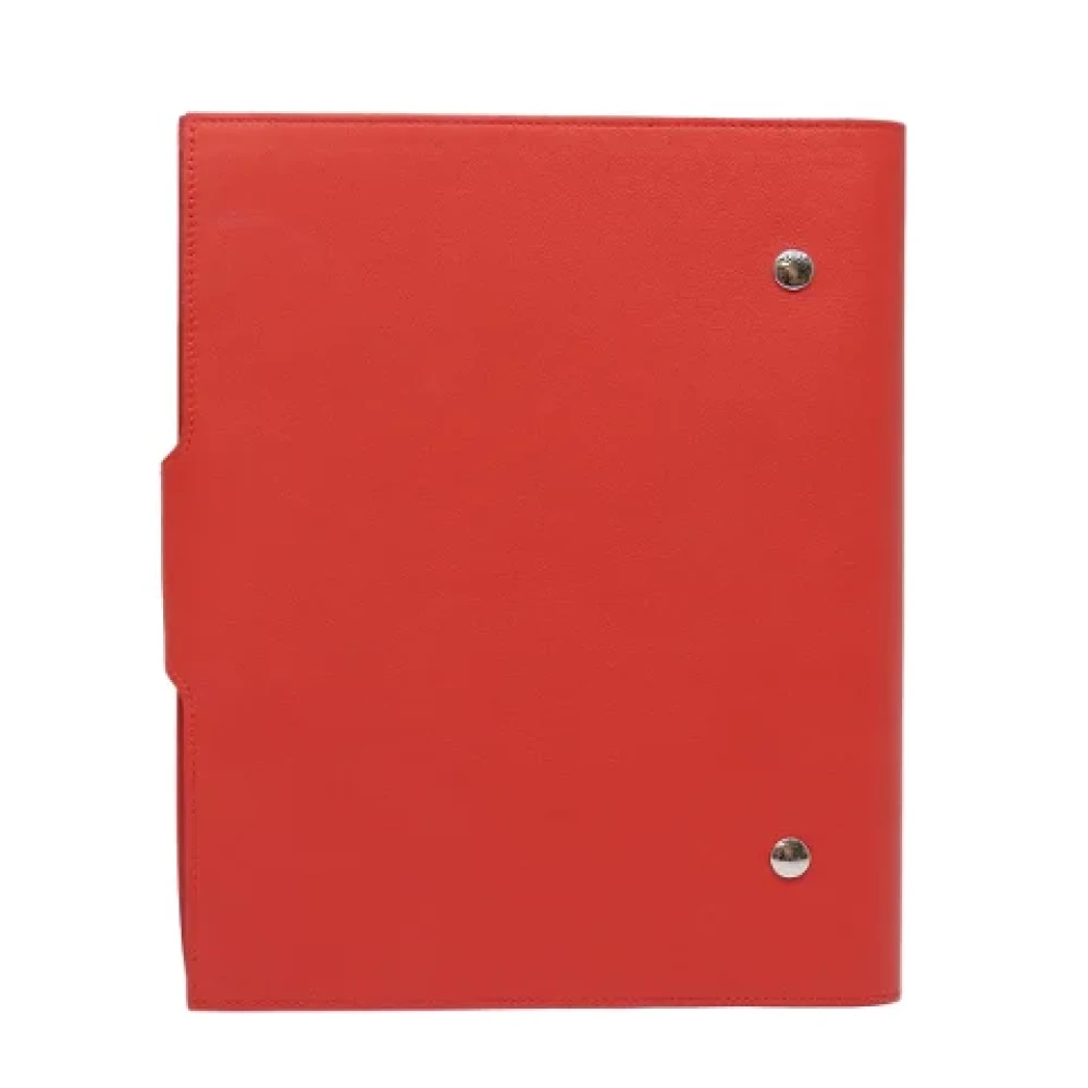 Hermès Vintage Pre-owned Leather home-office Red Dames